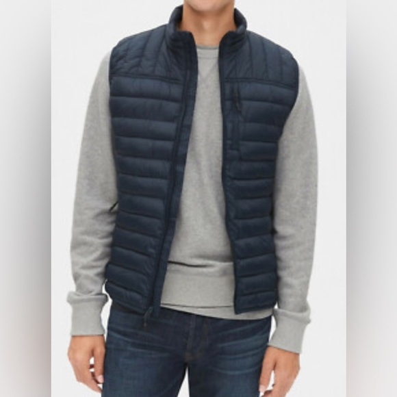 GAP Other - GAP Blue Quilted Puffer Vest Lightweight Insulated